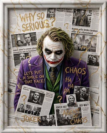 Makayhos - [Canvas] Joker Chaos – No Rules, Nieuw