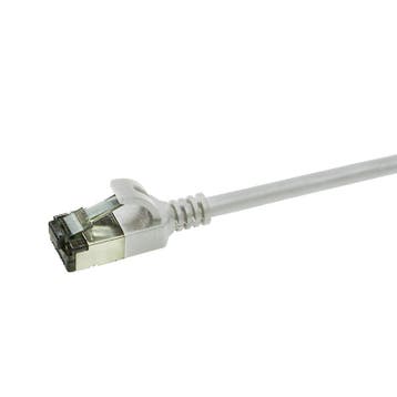 CAT6a U/FTP Ultraflex, 100% koper, grijs, 0.3M, Ophalen of Verzenden, Nieuw