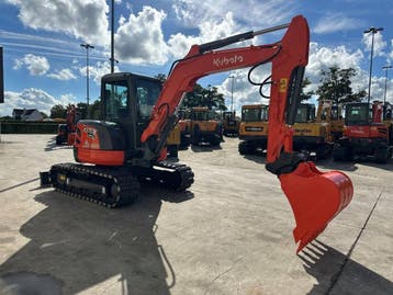 Veiling: Midigraafmachine Kubota KX155-3SZ Diesel 2013, Ophalen, Graafmachine