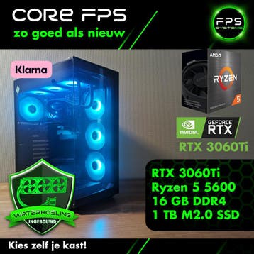 Game PC Ryzen 5 5600 – RTX 3060 Ti – 16GB – 1 TB SSD, Computers en Software, 1 TB M2.0 SSD , Virtual Reality, Refurbished, Ophalen of Verzenden