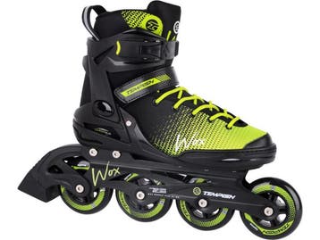 Tempish Wox 84 - Skeelers - 84mm wielen - Zwart Groen - 41, Verzenden, Nieuw