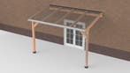 Douglas Terrasoverkapping Polycarbonaat Helder Geschaafd 400, Nieuw