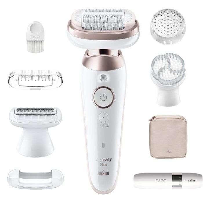 Elektrische epilator - BRAUN - SILK EPIL 9 Flex - 2 snelh..., Witgoed en Apparatuur, Persoonlijke-verzorgingsapparatuur, Overige typen