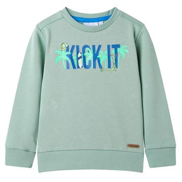 vidaXL Kindertrui 116 lichtkaki, Verzenden, Nieuw