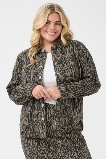 Kaffe Curve jasje zebraprint Maat:, Verzenden, Nieuw, Overige kleuren