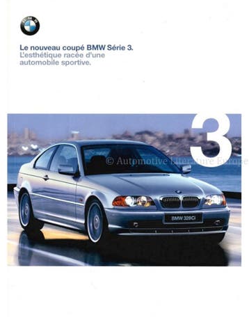 1999 BMW 3 SERIE COUPÉ BROCHURE FRANS, Nieuw, BMW, Author
