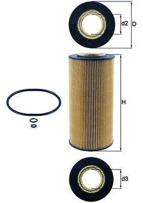 Oliefilter mahle, Verzenden, Nieuw
