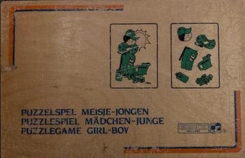 Educo Puzzelspel meisje-jongen, Verzenden, Nieuw
