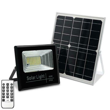 Solar LED breedstraler Capital II met los paneel  3 standen, Tuin en Terras, Buitenverlichting, Overige materialen, Verzenden
