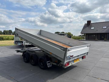 Hapert Ferro 4 x 2 meter 3-zijdige kipper 3500 kg parabool, Ophalen, Gebruikt