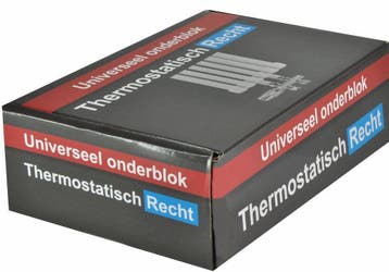 Luxe Set onderblok compleet recht  16x2,0 +15 knel, Doe-het-zelf en Verbouw, Verzenden, Nieuw