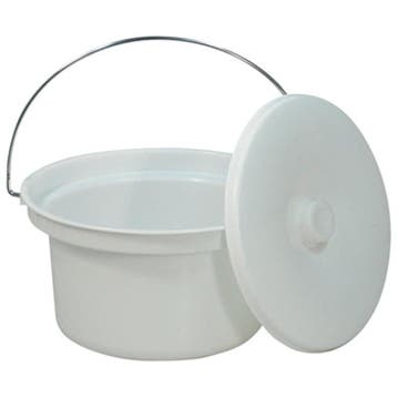 Toiletemmer met deksel postoel / commodestoel, Ophalen of Verzenden, Nieuw
