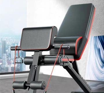 Opvouwbare Halterbank 6-in-1 Fitnessbank Full Body, Verzenden, Nieuw