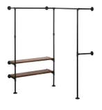 Wandgarderobe van Metaal en Hout – Industrieel Kledingrek, Verzenden, Nieuw