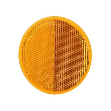 Reflector Rond M5 Bout Ø79mm Oranje, Ophalen of Verzenden, Nieuw