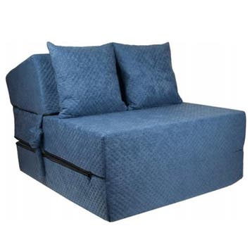 Reismatras Luxe | Navy Blauw | Inclusief Kussens | Laatst..., Caravans en Kamperen, Kampeeraccessoires, Ophalen of Verzenden, Nieuw