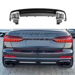 Diffuser With Black Exhaust Tips Voor Audi A6 S Line/S6 C8, Auto-onderdelen, Ophalen of Verzenden, Nieuw