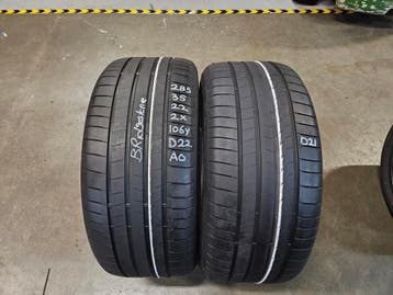 285/35/22 106Y BRIDGESTONE T005 AO D22/21 5,5MM PROFIEL, Ophalen, Gebruikt, 285 mm, Overige maten