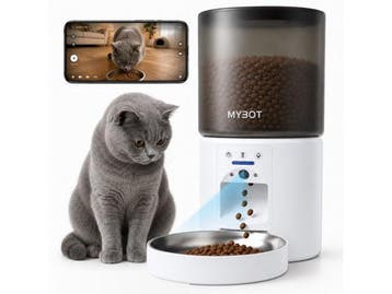 MYBOT Automatische Voerbak met Camera - Kat en Hond -, Verzenden, Nieuw