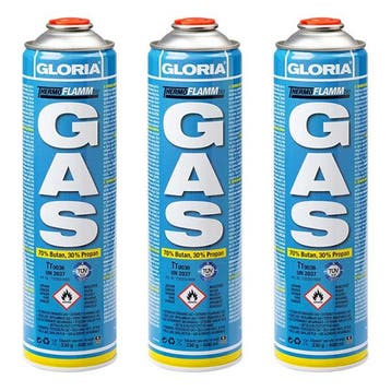 Gasfles onkruidbrander | Gloria | 600 ml | 3 stuks, Verzenden, Nieuw, Gloria