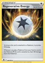 Regenerative Energy 168/195 Reverse Holo Silver Tempest, Ophalen of Verzenden, Nieuw, Losse kaart, Foil