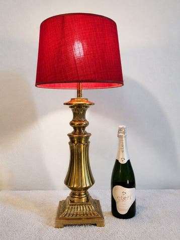 Tafellamp - XL 75cm High end Lamp - Messing