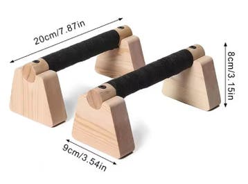 Houten Push-Up Bars Parallettes Set voor Training, Verzenden, Nieuw