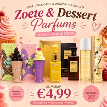 Hou jij van zoete en dessert geuren?, Nieuw