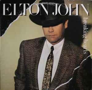 LP gebruikt - Elton John - Breaking Hearts, Verzenden, Zo goed als nieuw, Overige formaten