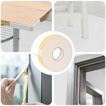 vidaXL Zelfklevende schuimtape 2 st Wit 15mm x 10m CR Schuim, Verzenden, Nieuw