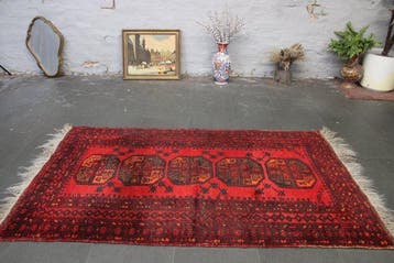 Afghan - Vloerkleed - 170 cm - 105 cm, Nieuw