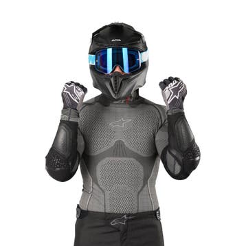 Elleboogbeschermers Leatt 3DF Hybrid Zwart, Verzenden, Nieuw