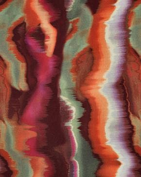 Katoen Satijn Abstract Bordeaux, Nieuw, Rood