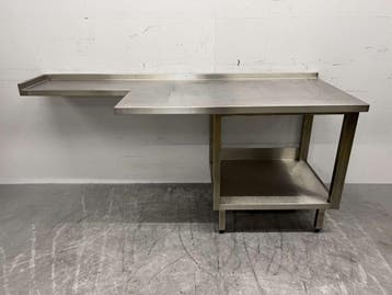 RVS Werktafel Tafel 198,5 x 73 x 91 cm Horeca, Ophalen of Verzenden, Gebruikt