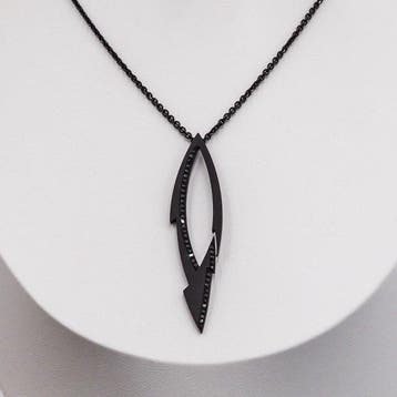 Zonder minimumprijs - Halsketting Akillis Tattoo * Black, Nieuw