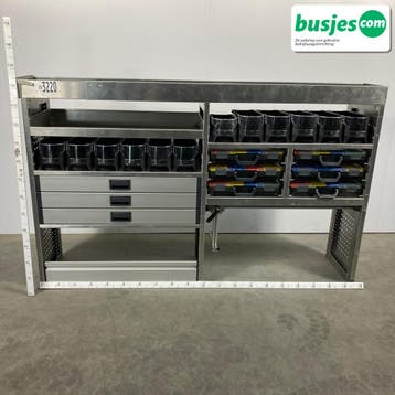 Aluca bedrijfswageninrichting 2004x420x1250mm (3220), Ophalen of Verzenden