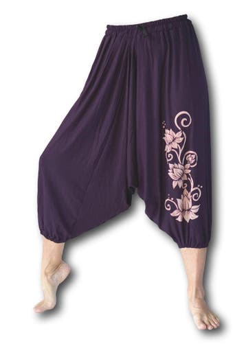 Lotus yoga harembroek aubergine Manop, Kleding | Dames, Verzenden, Nieuw