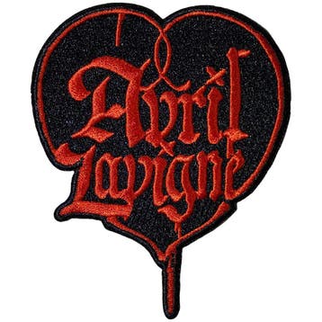 Avril Lavigne - Heart - Patch officiële merchandise, Ophalen of Verzenden, Nieuw, Kleding
