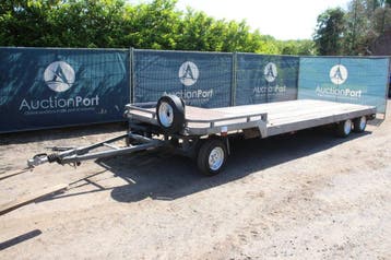 Veiling: Platte Aanhangwagen Atec AZH 3500 3 3500kg 1999, Auto diversen, Ophalen, Gebruikt