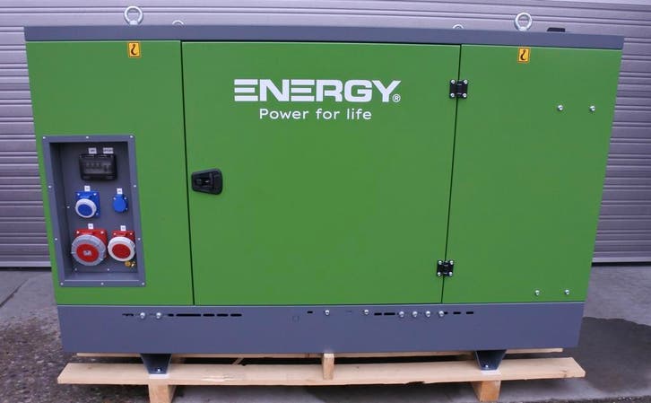 Energy Generator EY-50F-SA FPT Iveco Diesel, Doe-het-zelf en Verbouw, Aggregaten, 30 kVA of meer, Elektrisch startend, Geluidgedempt