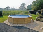 Gardipool OCTOO Ø5,00 x 1,33 m - grenen rand, Tuin en Terras, Zwembaden, Ophalen of Verzenden, Nieuw