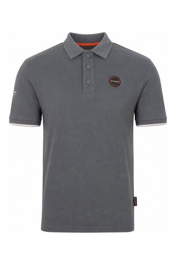 Napapijri Polo in maat S Grijs, Verzenden, Zo goed als nieuw, Overige kleuren, Napapijri