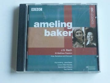 Bach - Matthew Passion / Elly Ameling, Janet Baker, Cd's en Dvd's, Cd's | Klassiek, Ophalen of Verzenden, Zo goed als nieuw
