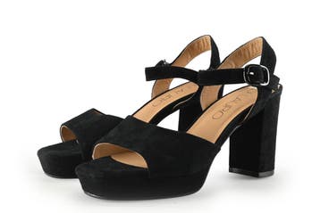 Di Lauro Sandalen in maat 39 Zwart, Verzenden, Zwart, Sandalen of Muiltjes, Di Lauro