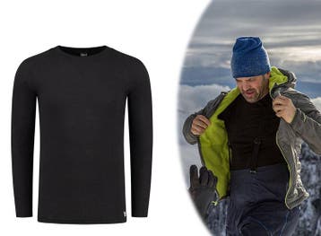 Thermo Ondergoed Heren - ThermoShirt Heren - Zwart, Kleding | Heren, Verzenden, Nieuw