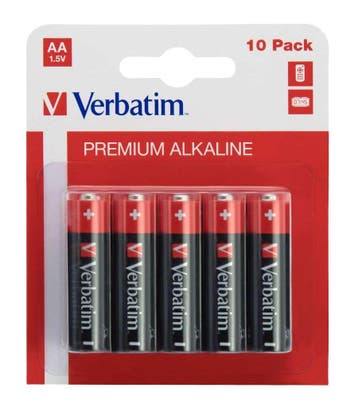 Verbatim AA-alkalinebatterijen (Batteries, House and Garden), Verzenden, Nieuw