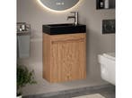 Mirlux Toiletmeubel Warm Eiken - Fonteinmeubel - Wc Kastje -, Verzenden, Nieuw