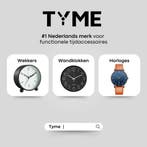 Tyme Wandklok 30cm Klok modern - Analoog - Stil Uurwerk -, Ophalen of Verzenden, Nieuw