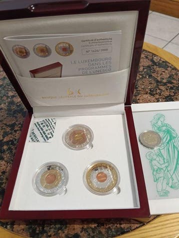 Luxemburg, San Marino. 2 Euro / 2 1/2 Euro 2010/2025