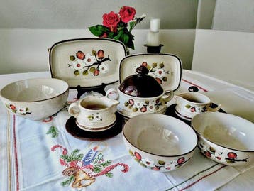 Vintage Winterling Bavaria „Karina“ Servierset (10 Teile) –